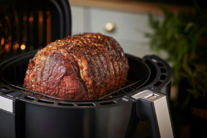 fryer basket with a large roast or big 