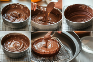 Making Nutella cake